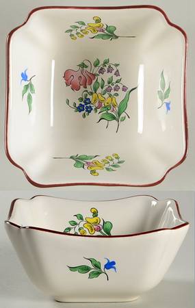 Old Strasbourg (Off White Background) 4" Square Dish