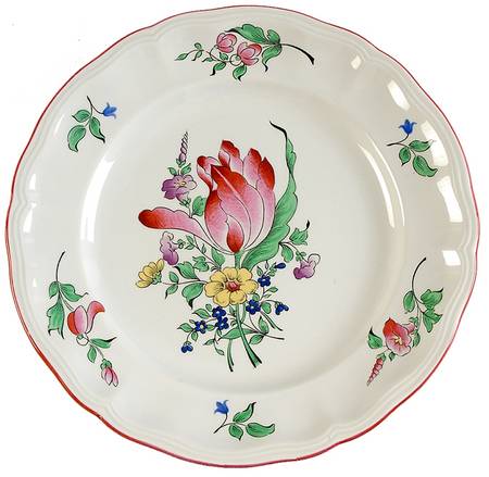 Old Strasbourg (Off White Background) Luncheon Plate