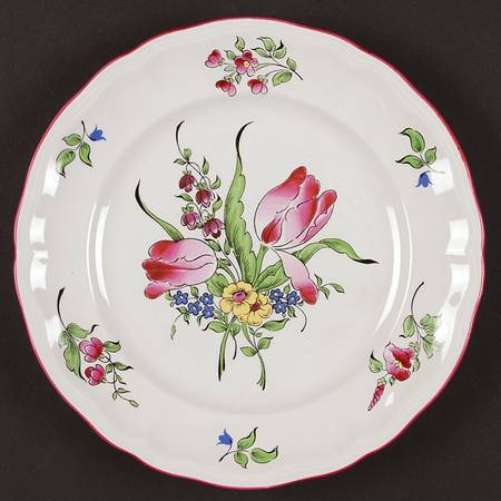 Old Strasbourg (Off White Background) Luncheon Plate