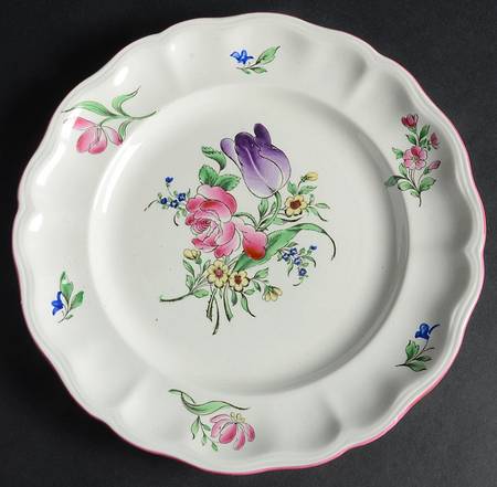 Old Strasbourg (Off White Background) Dinner Plate
