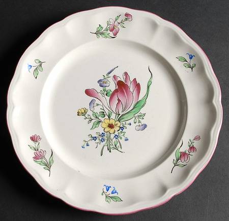 Old Strasbourg (Off White Background) Dinner Plate