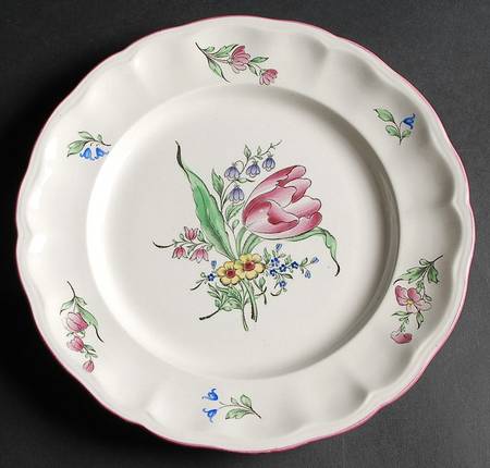 Old Strasbourg (Off White Background) Dinner Plate