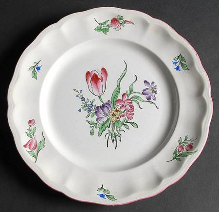 Old Strasbourg (Off White Background) Dinner Plate
