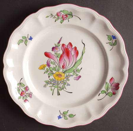 Old Strasbourg (Off White Background) Dinner Plate
