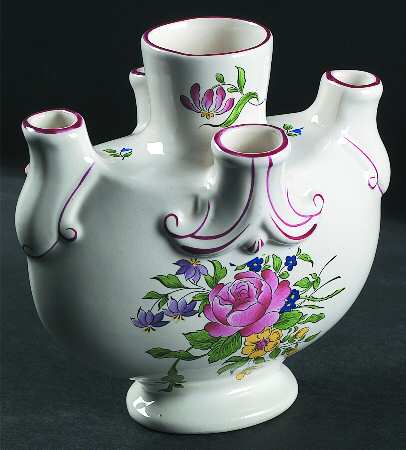 Old Strasbourg (Off White Background) 5 Holder Flower Vase