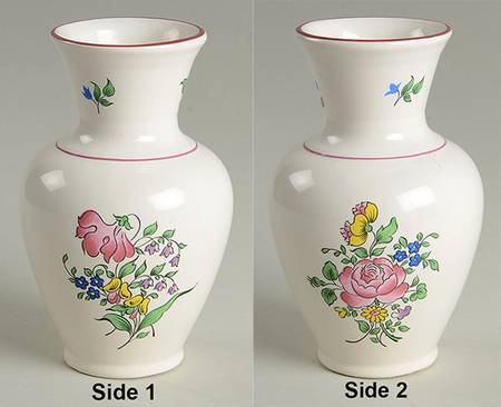 Old Strasbourg (Off White Background) 5" Vase