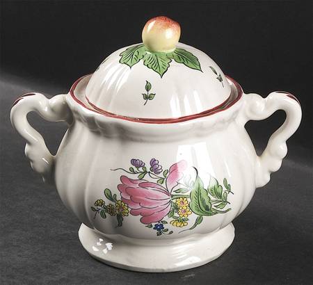 Old Strasbourg (Off White Background) Sugar Bowl & Lid