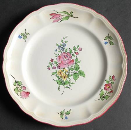 Old Strasbourg (Off White Background) Salad Plate