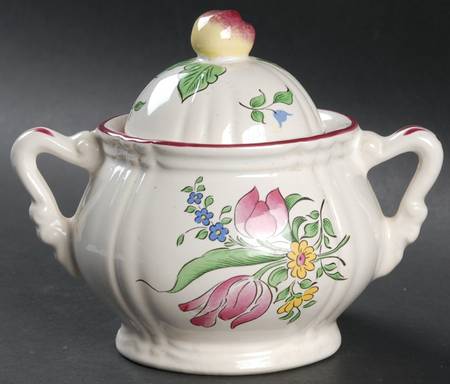 Old Strasbourg (Off White Background) Sugar Bowl & Lid