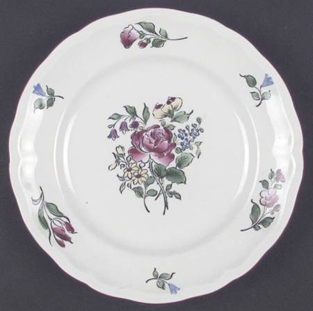 Old Strasbourg (Off White Background) Salad Plate