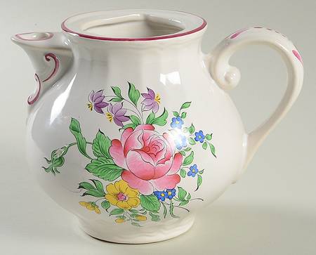 Old Strasbourg (Off White Background) Teapot No Lid
