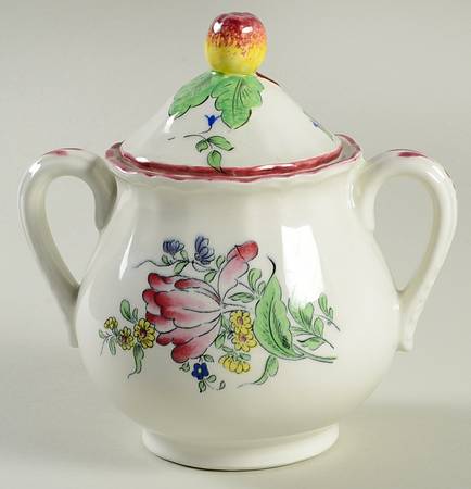 Old Strasbourg (Off White Background) Sugar Bowl & Lid
