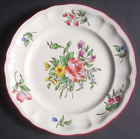 Old Strasbourg (Off White Background) Luncheon Plate