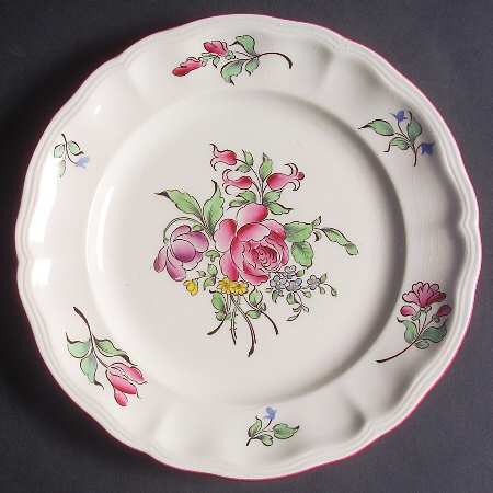 Old Strasbourg (Off White Background) Luncheon Plate