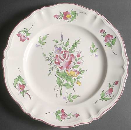Old Strasbourg (Off White Background) 13" Chop Plate (Round Platter)