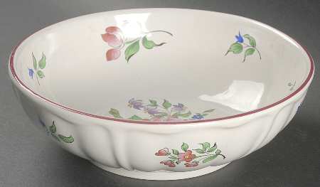 Old Strasbourg (Off White Background) 8" Salad Serving Bowl