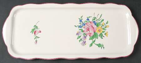 Old Strasbourg (Off White Background) Large Sandwich Tray