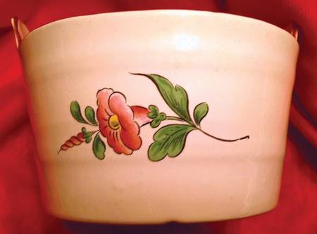 Old Strasbourg (Off White Background) Butter Tub & Lid
