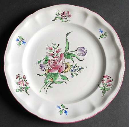 Old Strasbourg (Off White Background) Luncheon Plate