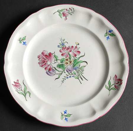 Old Strasbourg (Off White Background) Luncheon Plate