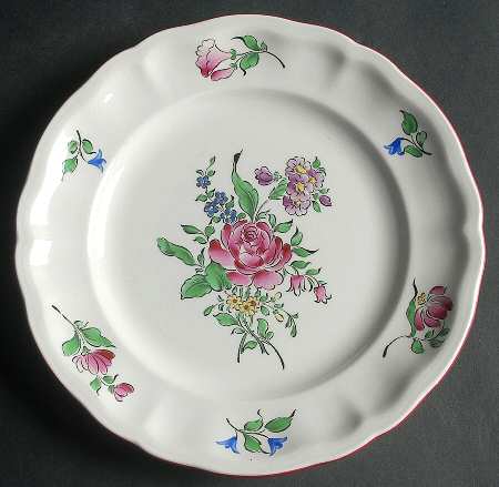 Old Strasbourg (Off White Background) Luncheon Plate