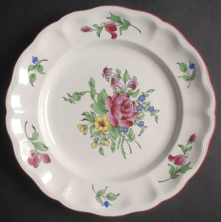 Old Strasbourg (Off White Background) Dinner Plate