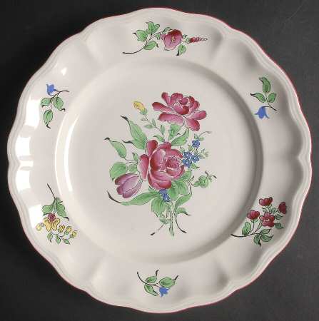 Old Strasbourg (Off White Background) Dinner Plate