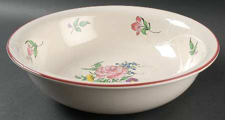 Old Strasbourg (Off White Background) Large Pitcher & Bowl Set