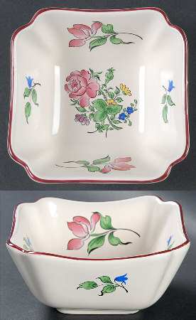 Old Strasbourg (Off White Background) 4" Square Dish