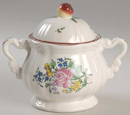 Old Strasbourg (Off White Background) Sugar Bowl & Lid