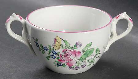 Old Strasbourg (Off White Background) Covered Soup Bowl No Lid