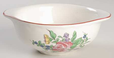 Old Strasbourg (Off White Background) Open Sauce Boat