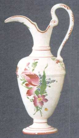 Old Strasbourg (Off White Background) 14" Ewer