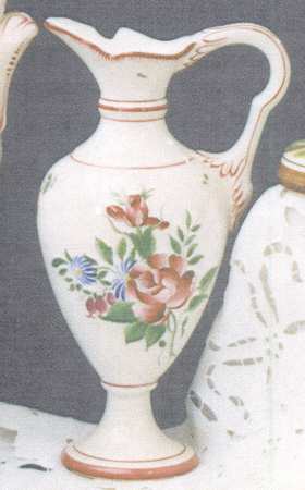 Old Strasbourg (Off White Background) 11" Ewer