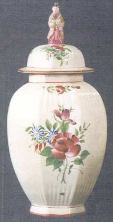 Old Strasbourg (Off White Background) Covered Vase
