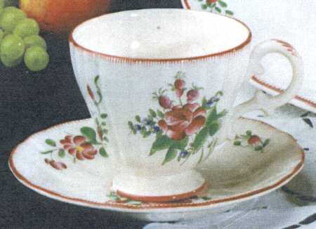 Old Strasbourg (Off White Background) Breakfast Cup & Saucer Set