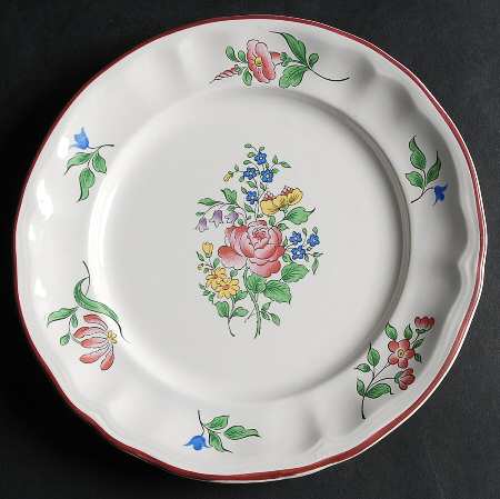 Old Strasbourg (Off White Background) Salad Plate