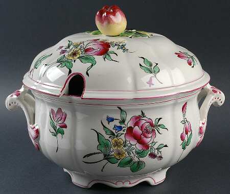 Old Strasbourg (Off White Background) Tureen & Lid