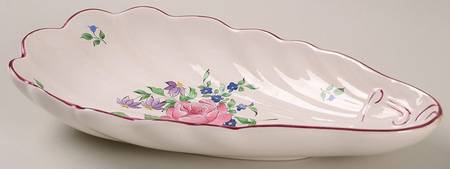 Old Strasbourg (Off White Background) 10" Shell Shaped Dish