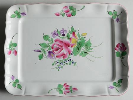 Old Strasbourg (Off White Background) 13" Rectangular Serving Platter