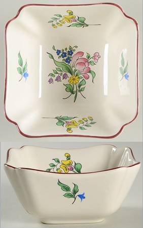 Old Strasbourg (Off White Background) 4" Square Dish