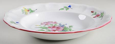 Old Strasbourg (Off White Background) Large Rim Soup Bowl