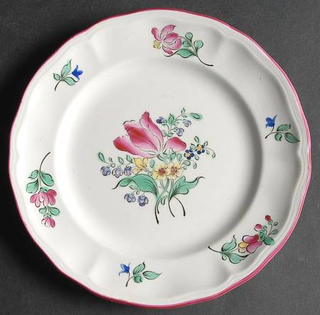 Old Strasbourg (Off White Background) Salad Plate