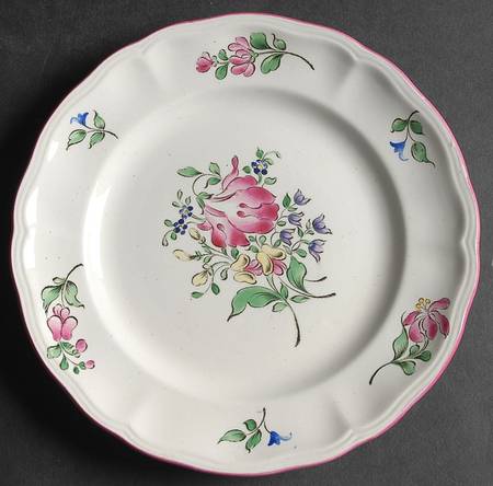 Old Strasbourg (Off White Background) Salad Plate