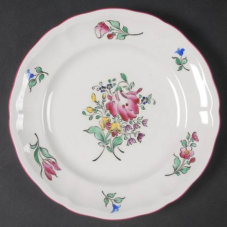 Old Strasbourg (Off White Background) Salad Plate