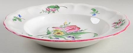 Old Strasbourg (Off White Background) Large Rim Soup Bowl