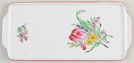 Old Strasbourg (Off White Background) Large Sandwich Tray