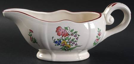 Old Strasbourg (Off White Background) Gravy Boat