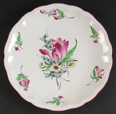Old Strasbourg (Off White Background) Cake Plate