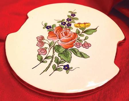 Old Strasbourg (Off White Background) Lid for Butter Tub